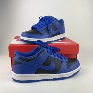 Size 5Y/ Women 6.5 - Nike Dunk Low GS Hyper Cobalt Blue Black CW1590-001